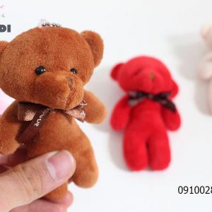 مینی عروسک خرس_فروش عمده اینترنتی آویزانی مینی عروسک خرس در نایکر