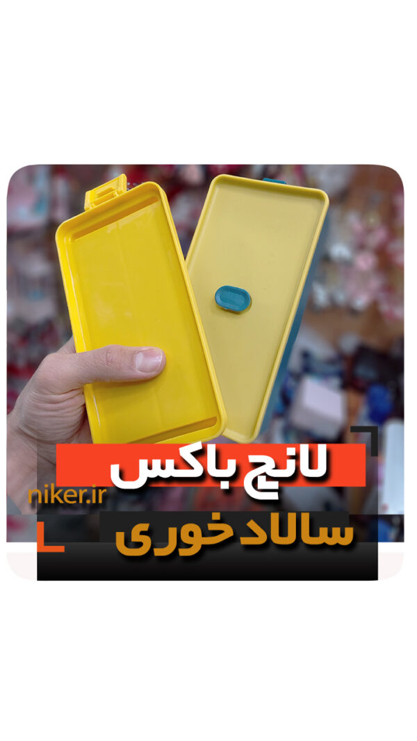 ظرف غذا عایق دار مدل سالاد خوری قاشق و چنگال قیمت فروش خرید عمده